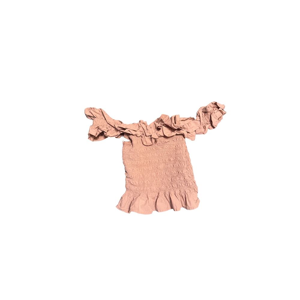 ganni off shoulder top